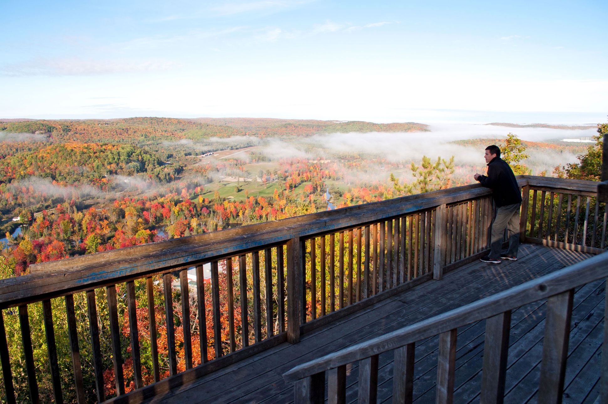 Hawkwatch Lookout at Eagles Nest Park in Bancroft Ontario