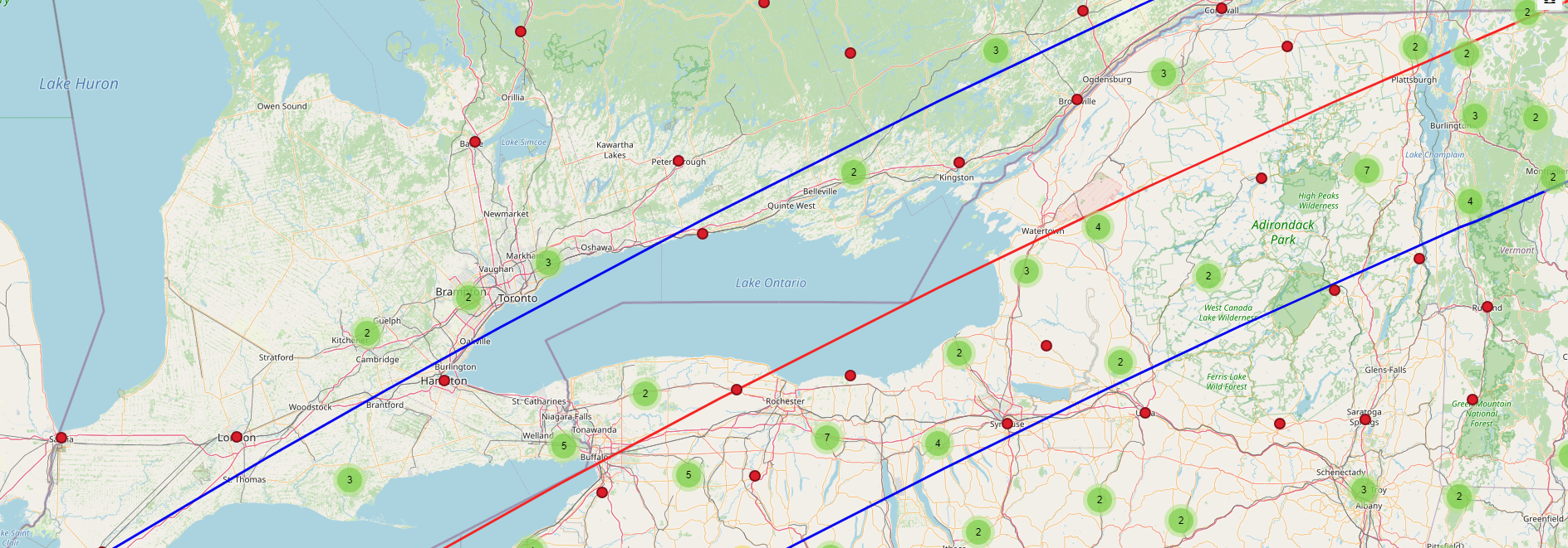 Map of Path of Totality