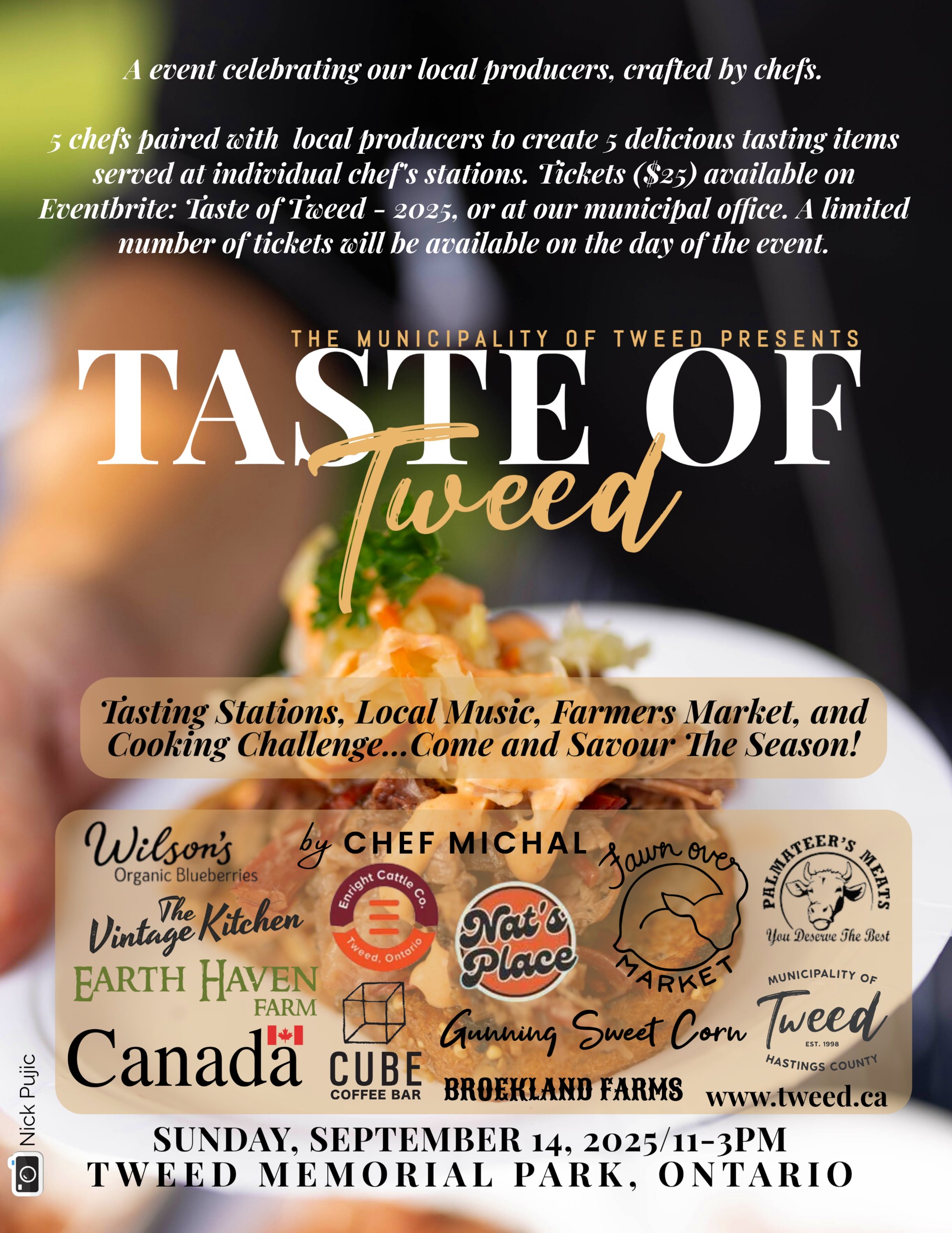 Taste of tweed event details