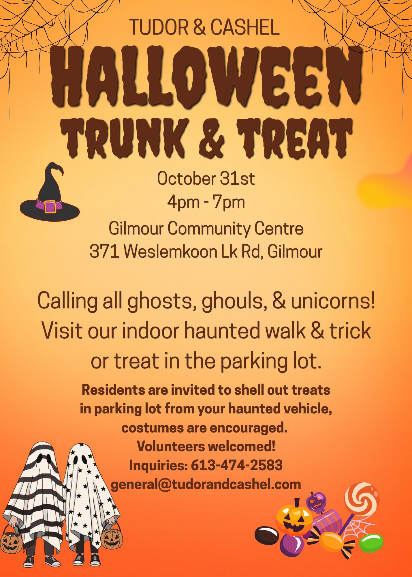 Tudor & Cashel Trunk or Treat Poster