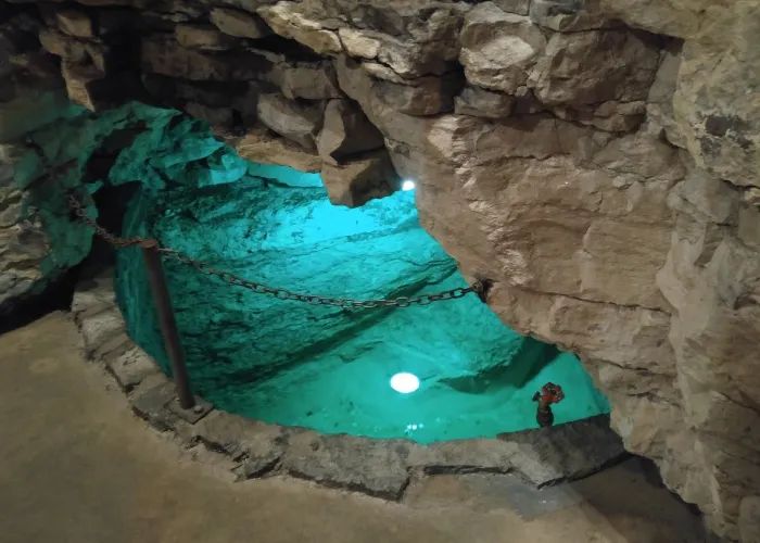 Cave wishing well in Tyendinaga