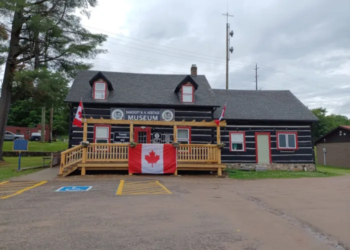 Front facade of the Bancroft North Hastings Heritage Museum