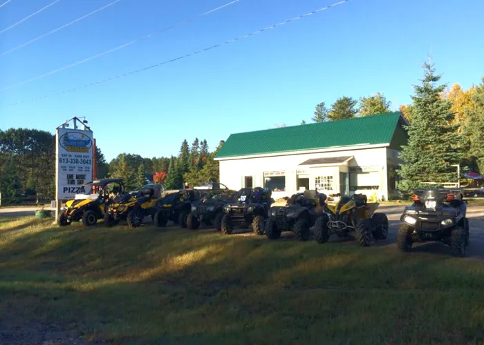 ATV's in front of Porterville Diner