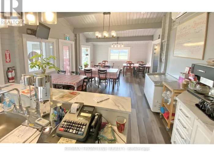 View inside the restaurant of Shannies in Tweed
