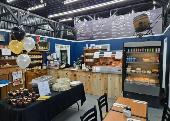 interior of Nine Hand Hill Farm