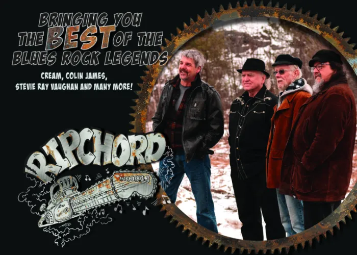RipChord Tweed and Co. Poster. Group of four men standing in the snow.