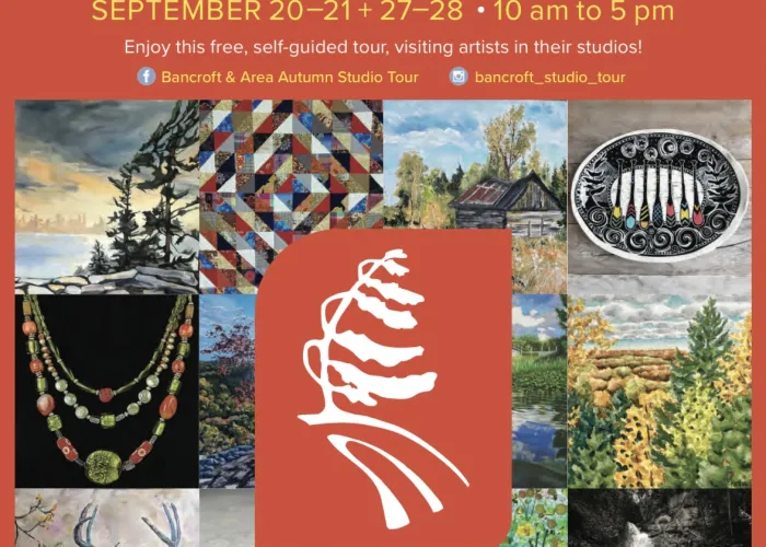 Poster for the Bancroft and Area Studio Tour
