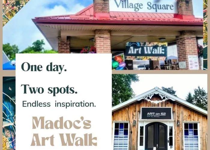 Madoc Art walk event poster with details