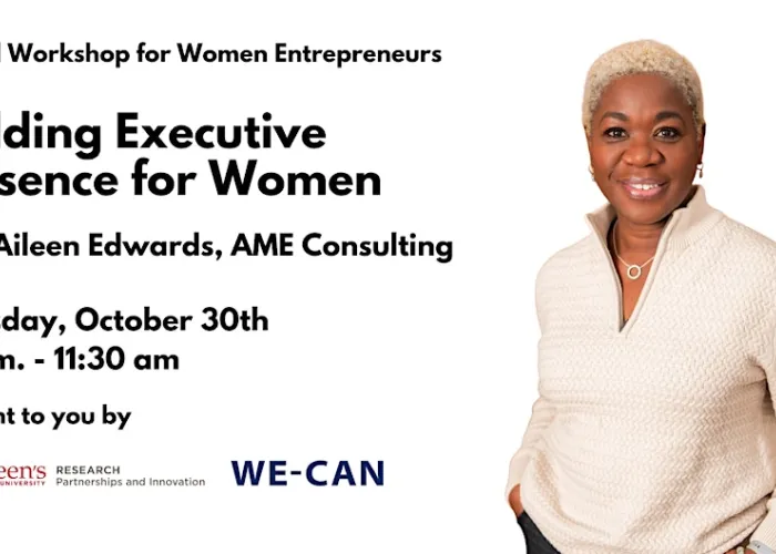 Poster for Workshop on Building Executive Presence for Women