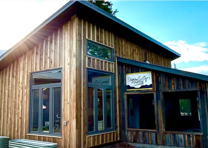 exterior view of the seven sisters studio