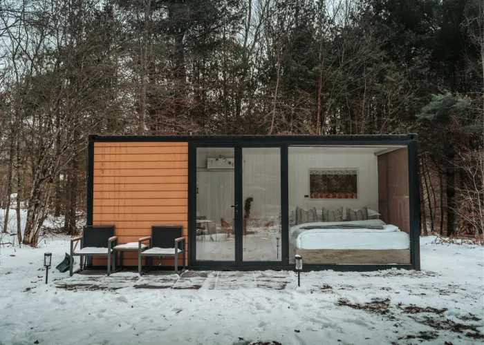 exterior view of Riverside Hideaway