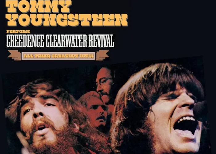 Text describing event above photos of musicians singing